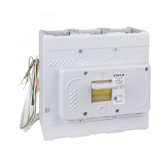 Выключатель автоматический ВА57-39-631810-630А-2500-440DC-НР230AC/220DC-УХЛ3 КЭАЗ 237050