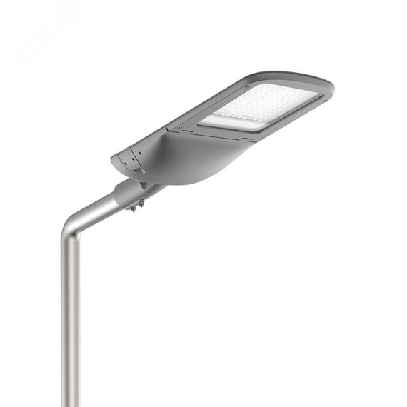 Светильник светодиодный ДКУ-Tornado 100Вт Road RU 5000K серый Вартон V1-S1-7R443-40L32-6610050