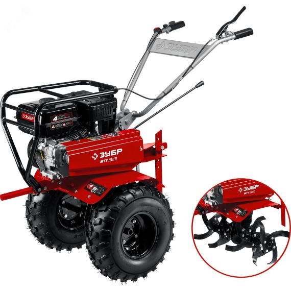 Мотоблок бензиновый усиленный, 7 л.с. ЗУБР МТУ-350