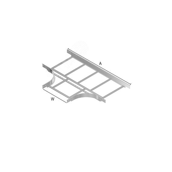 Ответвитель Т-образный для KLL, высота - 60 мм, ширина - 441 мм, кратность - 1шт, HD - Оцинкованная сталь (методом горячего цинкования) Vergokan HDKLLT60.450