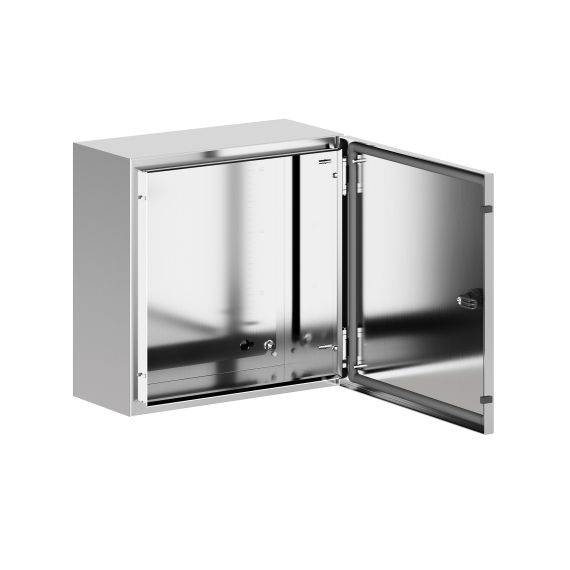 Корпус навесной STH с М/П из нержавеющей cтали AISI304 ВxШxГ 400x400x200 мм, без фланца, IP66