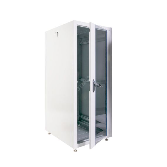 Шкаф телеком напольный ЭКОНОМ 30U (600 ? 1000) дверь стекло дверь металл ЦМО ШТК-Э-30.6.10-13АА