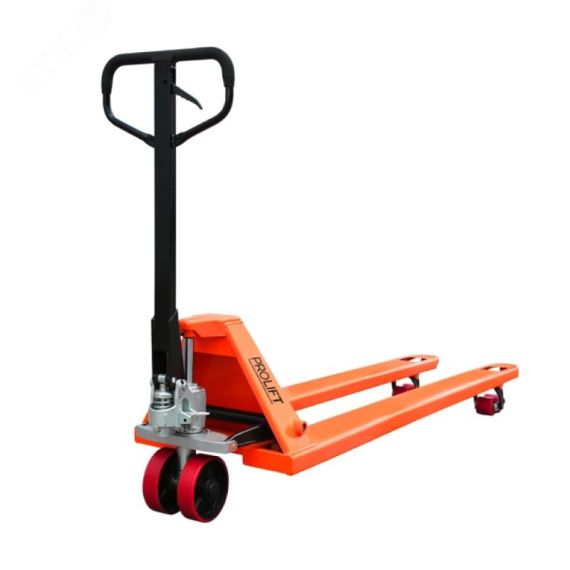 Тележка гидравлическая PROLIFT AC25, г/п 2500 кг, колеса полиуретан, вилы 1800x550мм Prolift AC25-1800x550-P/P