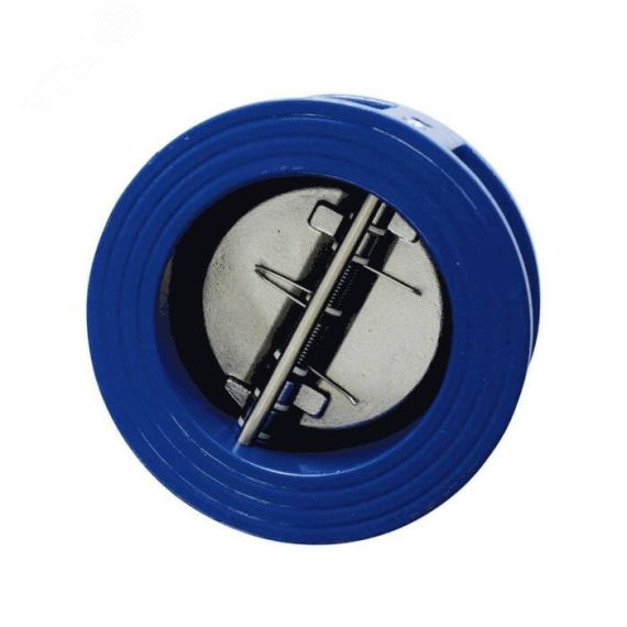 Клапан обратный чугунный двухстворчатый Ду 200 Ру 25 межфланцевый, створки ковкий чугун TECOFI CB4450-0200