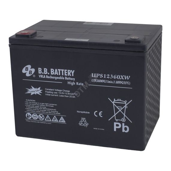 Аккумулятор 12В 88Ач B.B.Battery UPS 12360XW
