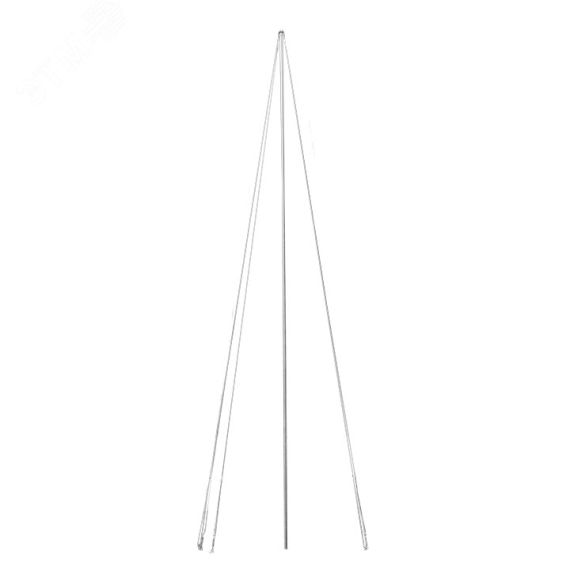 Мачта молниеприемная L=6м, D=40мм с оттяжками St PROxima EKF lp-6000-40-St