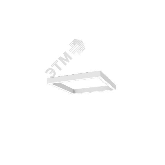 Светильник светодиодный ДСО-40Вт 4000К X-Line квадрат рассеиватель опал, белый Вартон V1-R0-1S828-02OP0-4004040
