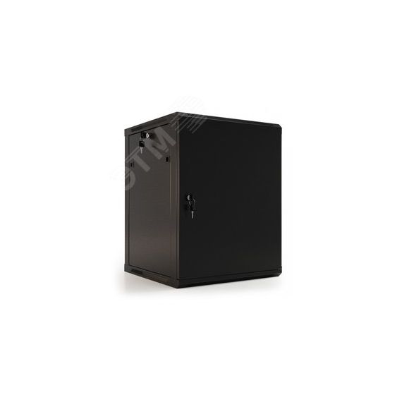 Шкаф настенный 19-дюймовый (19д) 27U 1304x600х600мм Hyperline TWB-2766-SR-RAL9004
