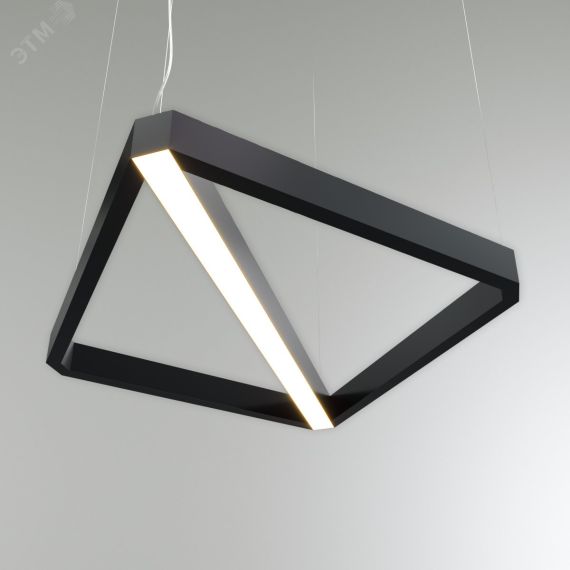 Светильник светодиодный RVE-LBX-SPLIT-600-P (Квадрат с диагональю 600х600х100мм S80мм 19Вт Подвесной 4000К Белый) RVElektro RVE00001246