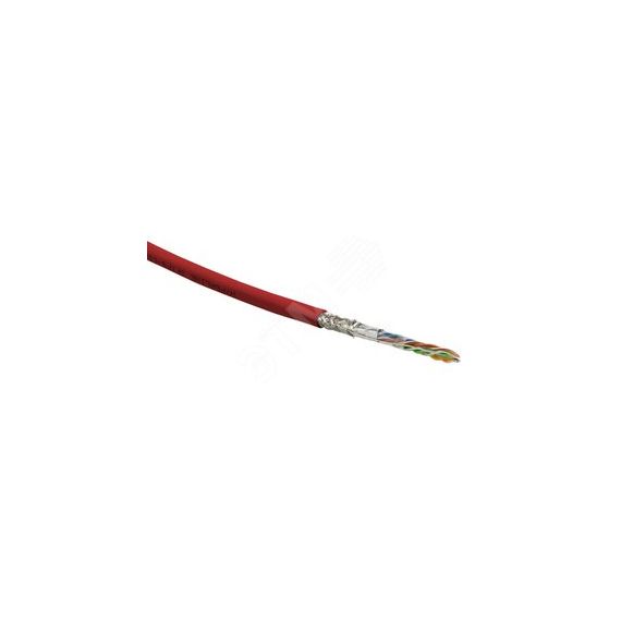 Кабель SFUTP4-C5E-S24-IN-LSZH-RD-305 (305 м) витая паракат.5e 4 пары (24 AWG) Hyperline 444630