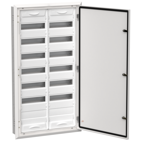 TITAN 5 Корпус металлический ЩРв-168 (2х84) 1130х625х130мм IP31 белый (одна дверь) IEK