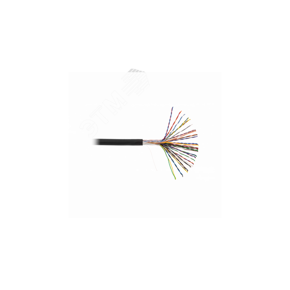 Кабель U/UTP 16 пар Кат.5 одножильный медный внешний PE черный 305м NETLAN EC-UU016-5-PE-BK-3