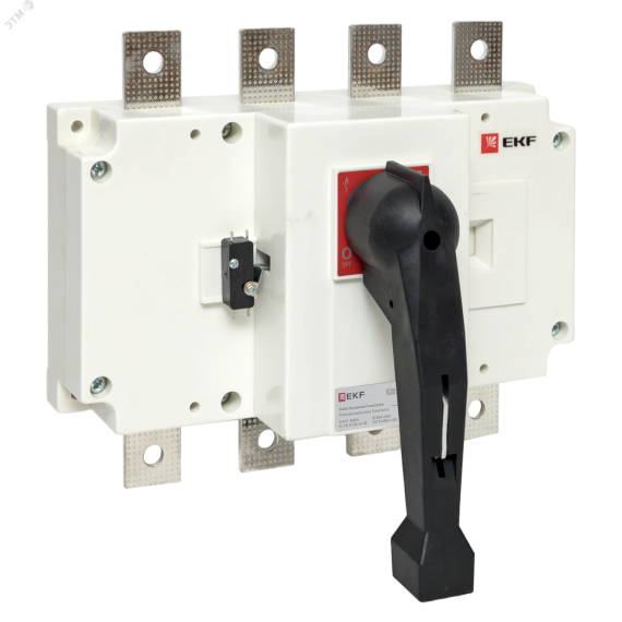 Рубильник-выключатель 630A 4P c рукояткой управления для прямой установки PowerSwitch EKF EKF psds-630-4