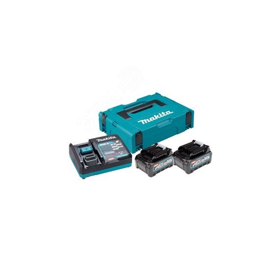Набор PSK MKP1G001 (XGT, 2x2.5Ач, DC40RA, Makpac 1) Makita 191J83-2