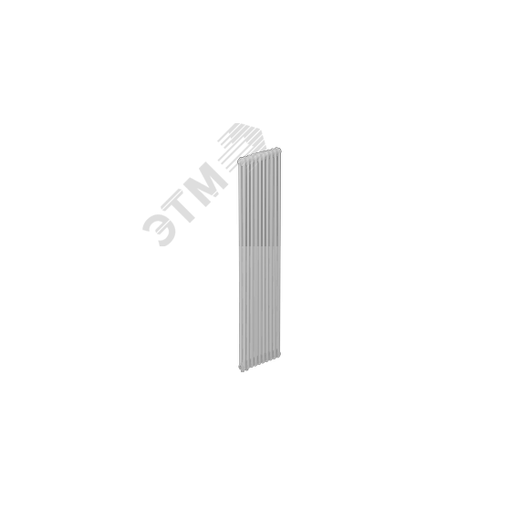 Радиатор трубчатый настенный двухрядный 1800/66/12 нижнее сдвоенное подключение без клапана Rifar TUB 2180-12-D1