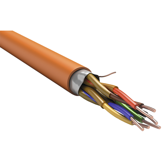 ITK Кабель интерфейсный огнестойкий RS-485 2х2х0,80 нг(А)-FRHF оранжевый (200м)