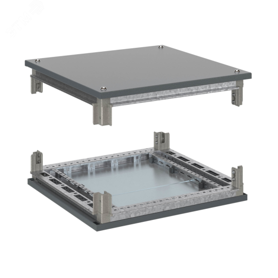 Комплект, крыша и основание, для оцинкованных шкафов OptiBox M, 400x600 мм КЭАЗ 306694