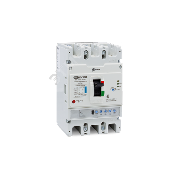 Автоматический выключатель PRO.KVANT S1-250H 3P 250A 70kA Контактор Ульяновск KV0000942