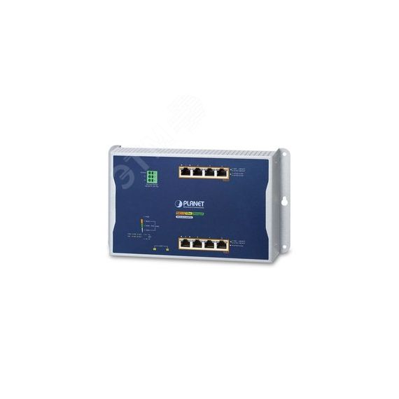 Коммутатор управляемый PoE 8 портов 10/100/1000 Мб/с, 2хSFP, 360 Вт PLANET WGS-4215-8HP2S