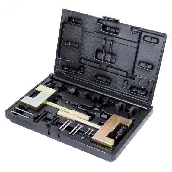 Набор для соединения и разъединения звеньев цепи ГРМ MB кейс 22 предметов Мастак 103-22022C