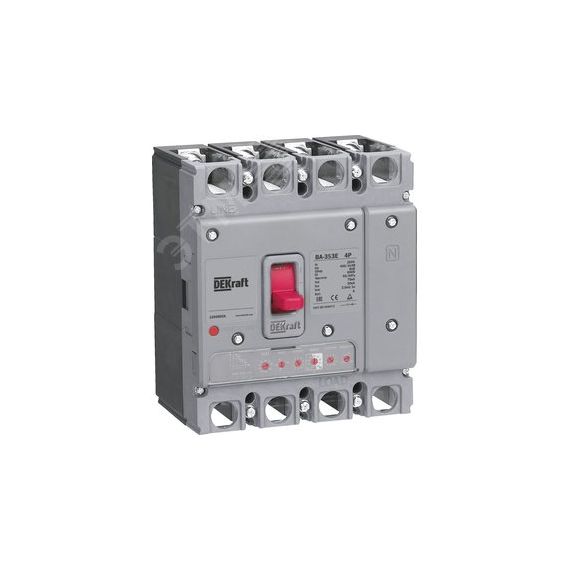 Силовой автоматический выключатель с электронным расцепителем 4P 32А 70кА ВА-353E SE (Dekraft) 22656DEK