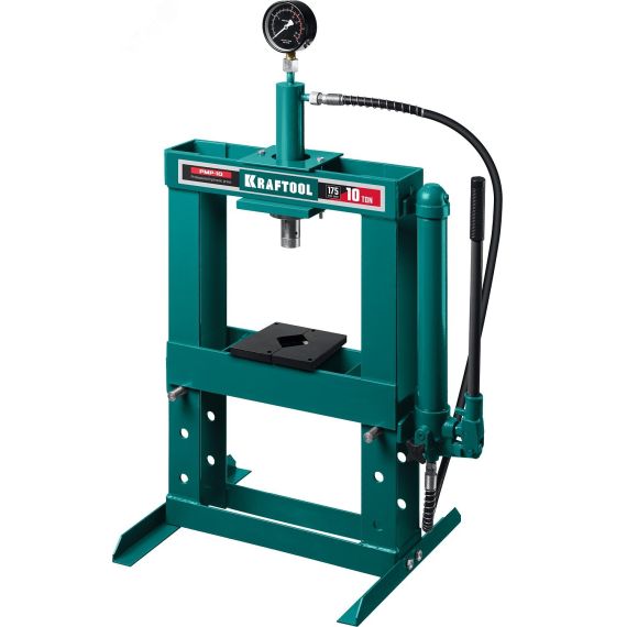 Пресс гидравлический с гидронасосом и манометром PMP-10 10т KRAFTOOL 43472-10