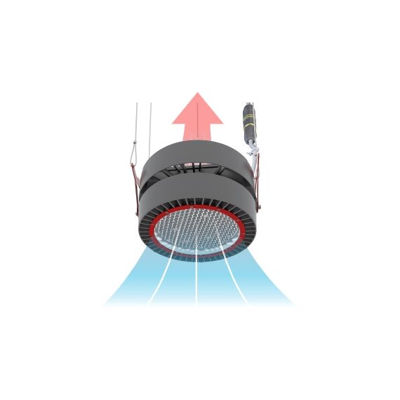 Специальная конструкция литого корпуса усиливает естественную конвекцию и обеспечивает эффективное о
