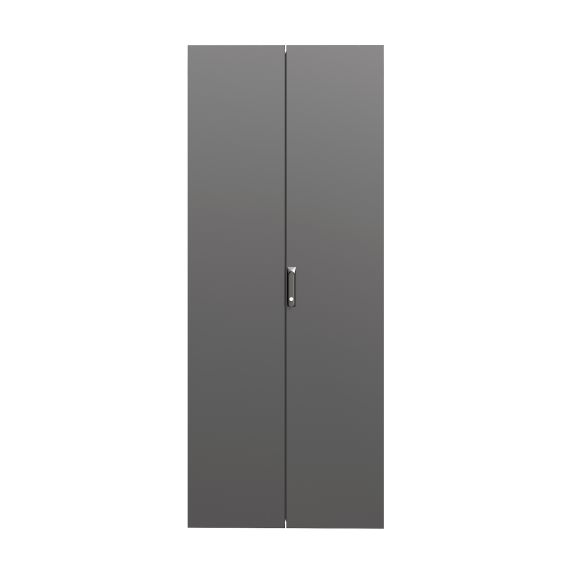 Дверь сплошная двухстворчатая для IT-CQE 2200 x 800 RAL9005