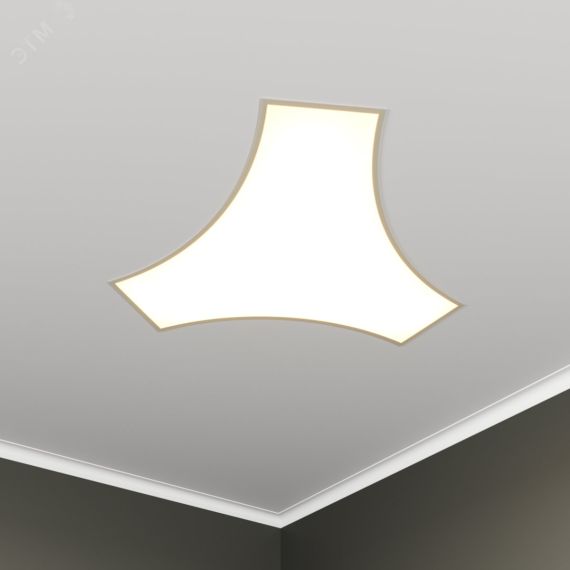 Светильник светодиодный RVE-LBX-TANGO-912-VG (Многогранник 912х1046х110мм 63Вт встраиваемый под шпаклевку 4000K Белый) RVElektro RVE00003651