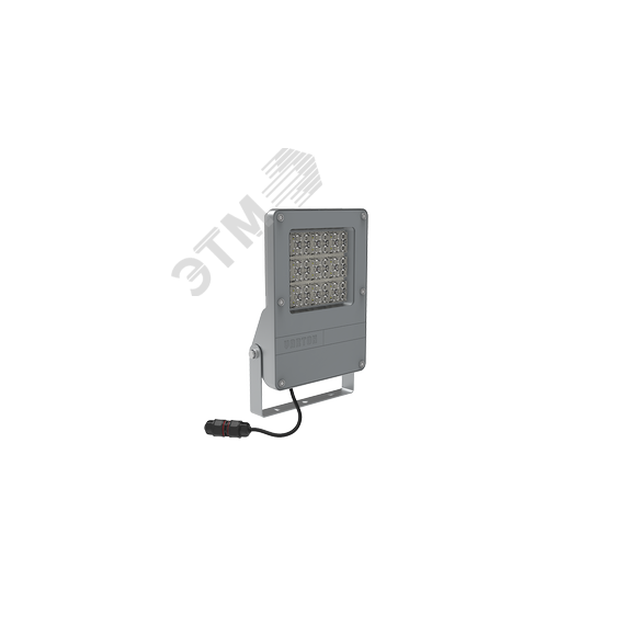 Светильник светодиодный прожектор FL-Sport 60 град 130 Вт 5000 К RAL7045 муар Вартон V1-P1-70590-04L07-6513050