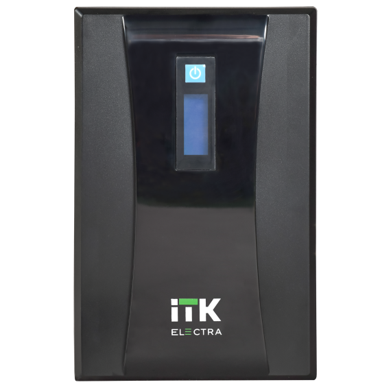 ITK ELECTRA ET ИБП однофазный линейно-интерактивный 3кВА/1,8кВт 3хSchuko LCD дисплей АКБ 4х9AH USB RJ45/11