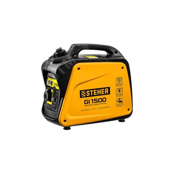 Генератор инверторный 1200 Вт STEHER GI-1500