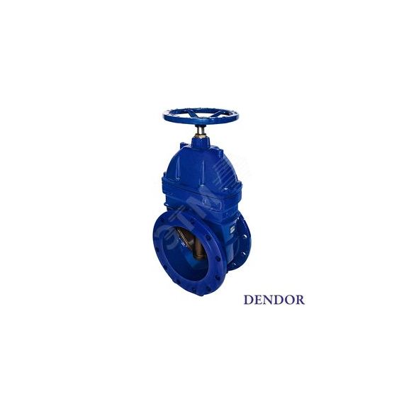 Задвижка чугунная с обрезиненным клином 47GV DN 150 PN10 /PN16 DENDOR BKLV0000150U