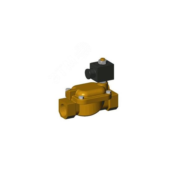 Клапан электромагнитный латунный НО Ду 25 Ру10 24 В TECOFI EV1141-0025-24CC