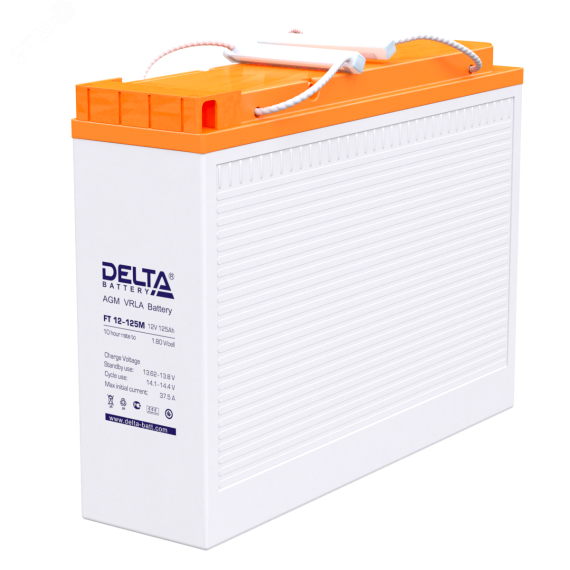 Аккумулятор FT M 12В 125Ач Delta FT 12-125 M
