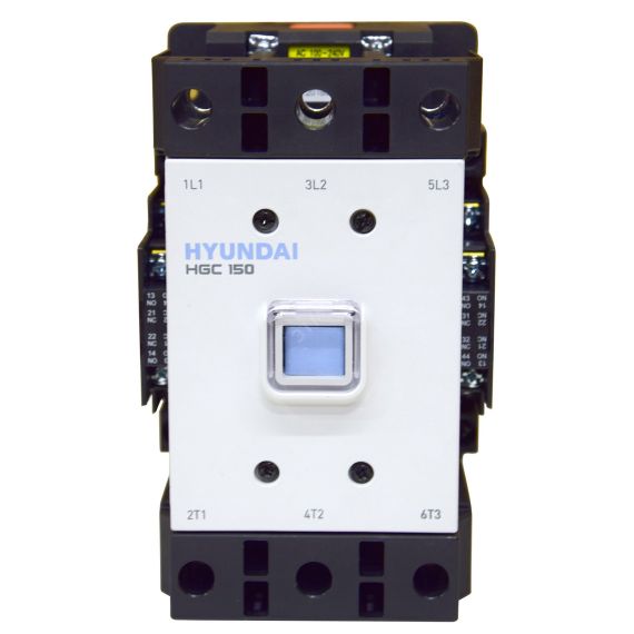 Магнитный контактор HGC150 22NS F440 150А 75кВт при АС3 (380-440В) кат. 380В АC 110-220 DC 2НО+2НЗ Hyundai 13.01.01.000597