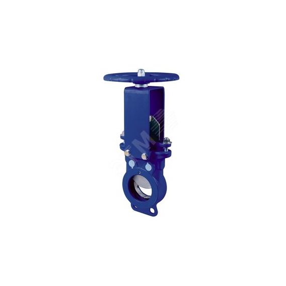 Задвижка шиберная DN 80 тип K51GV PN10 сталь с маховиком DENDOR BSBS51V00800