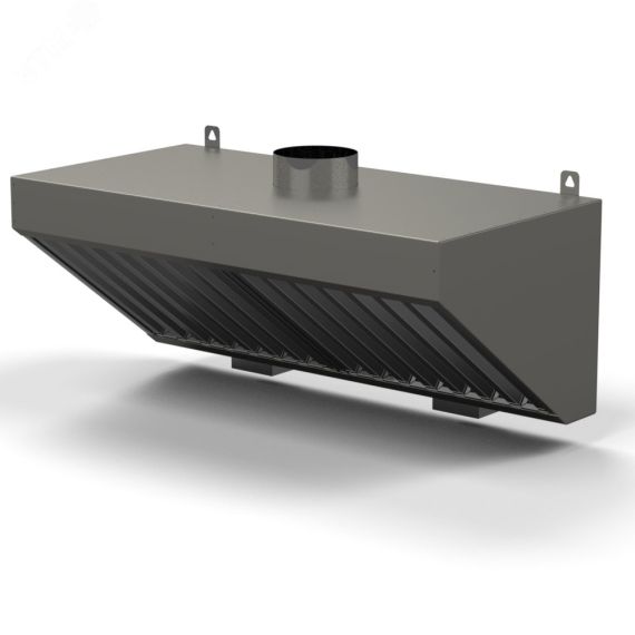 Зонт пристенный из оцинкованной стали ЗВП-Л 1600х600х400мм D250 Naveka F0000033227