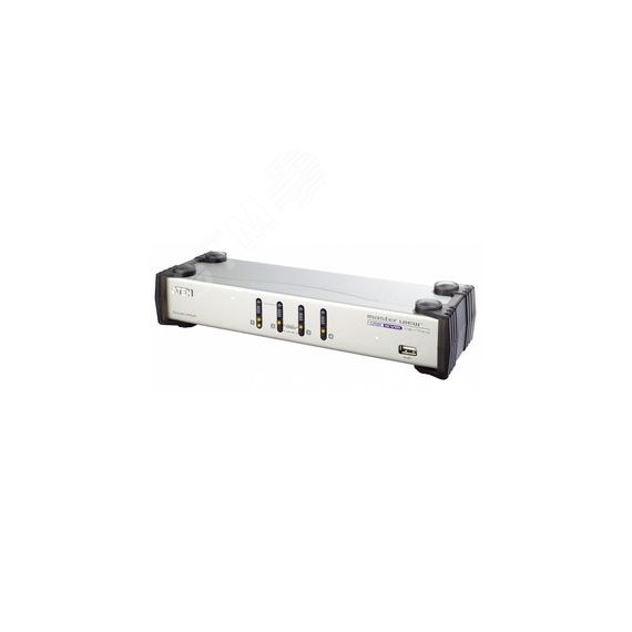 Переключатель KVM настольный, 4 порта, VGA, USB, 2048 x 1536 Aten CS1744C