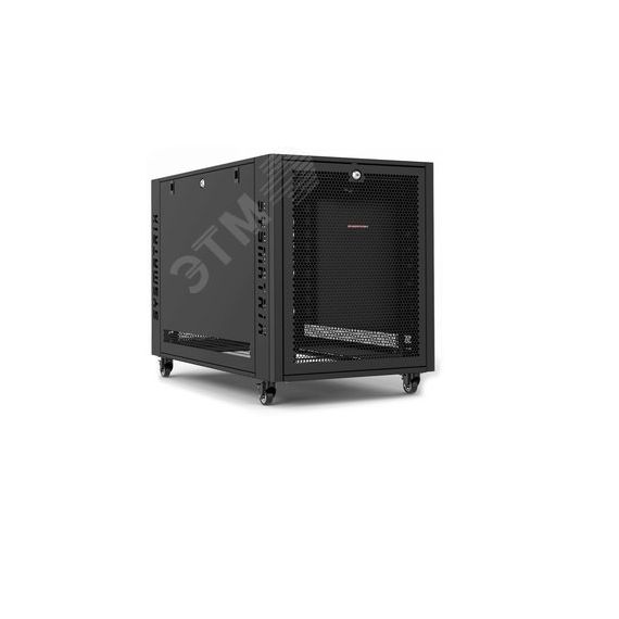 Шкаф серверный телекоммуникационный напольный 19' 12U передняя дверь перфорированная. задняя дверь перфорированная. ручка с замком 600x800x655mm(ШхГхВ SYSMATRIX MR 6812.933