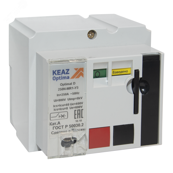 Привод двигательный OptiMat D100...250-230AC-ОМ4-РЕГ КЭАЗ 255817