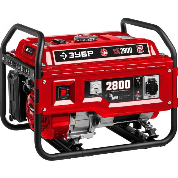 Генератор бензиновый, 2800 Вт ЗУБР СБ-2800