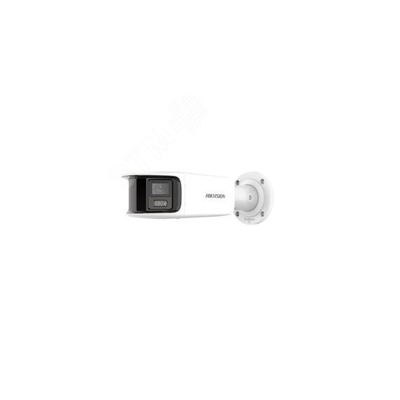 Видеокамера IP 4Мп панорамная с LED-подсветкой до 40м (2.8мм) Hikvision DS-2CD2T47G2P-LSU/SL(2.8mm)(C)