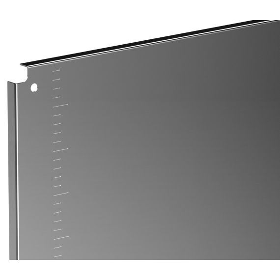 Монтажная панель с 4 подгибами по периметру - увеличенная жесткость панели.