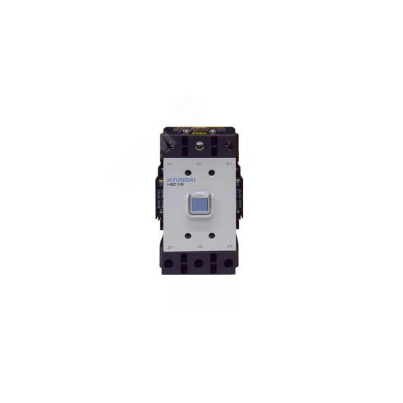 Магнитный контактор HGC115 22NS F220 115А 60 квт при АС3 (380-440В) напряжение катушки 100-240В АC 110-220 DC 2НО+2НЗ Hyundai 13.01.01.000559