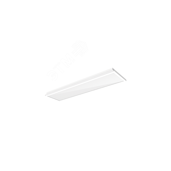 Светильник светодиодный для потолка Албес (Ингермакс) 1200х600 50 Вт 4000 K IP40 с рассеивателем опал с равномерной засветкой EM крепление по длинной  Вартон V1-A3-00500-10HGA-4005040