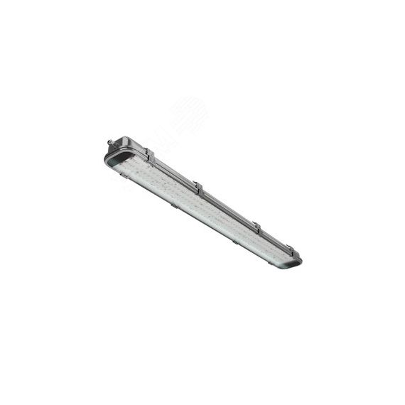 Светильник LED Effect МЕТАН 63Вт 6110лм 4000К IP65 КСС Д накладной/подвесной, для промышленных помещений и зданий, закаленое стекло с опаловым свето-ф ЛЕД-Эффект LE-ССП-53-063-10531-65Д