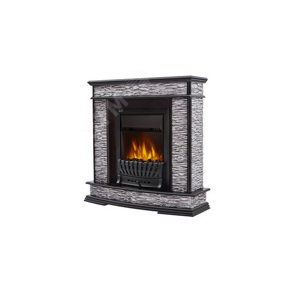 Портал для камина Scala Classic из камня серый сланец и шпон венге Firelight Scala Classic GV