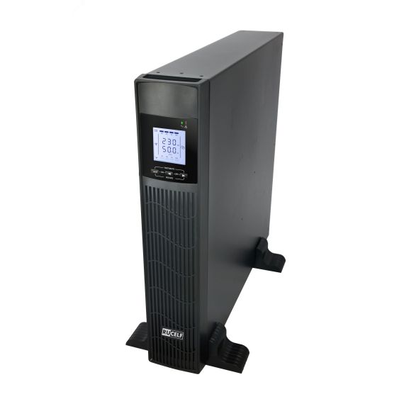 Источник бесперебойного питания Online UPO-RT 1000Ва/ 900 Вт 4 мин Tower/ Rack 6xIEC 320 C13 RS-232, USB, AS400 или SNMP RUCELF UPO-1000RT-24-I