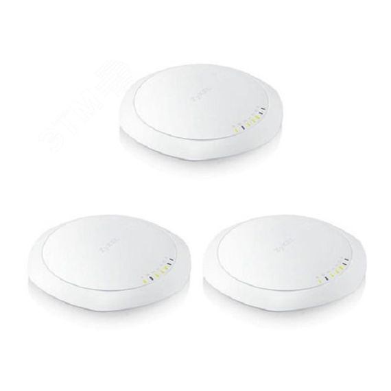 Точка доступа гибридная 802.11a/b/g/n/ac ант.3х3 450+1300 Мб/с. 2xLAN GE.PoE Zyxel NWA1123ACPRO-EU0104F